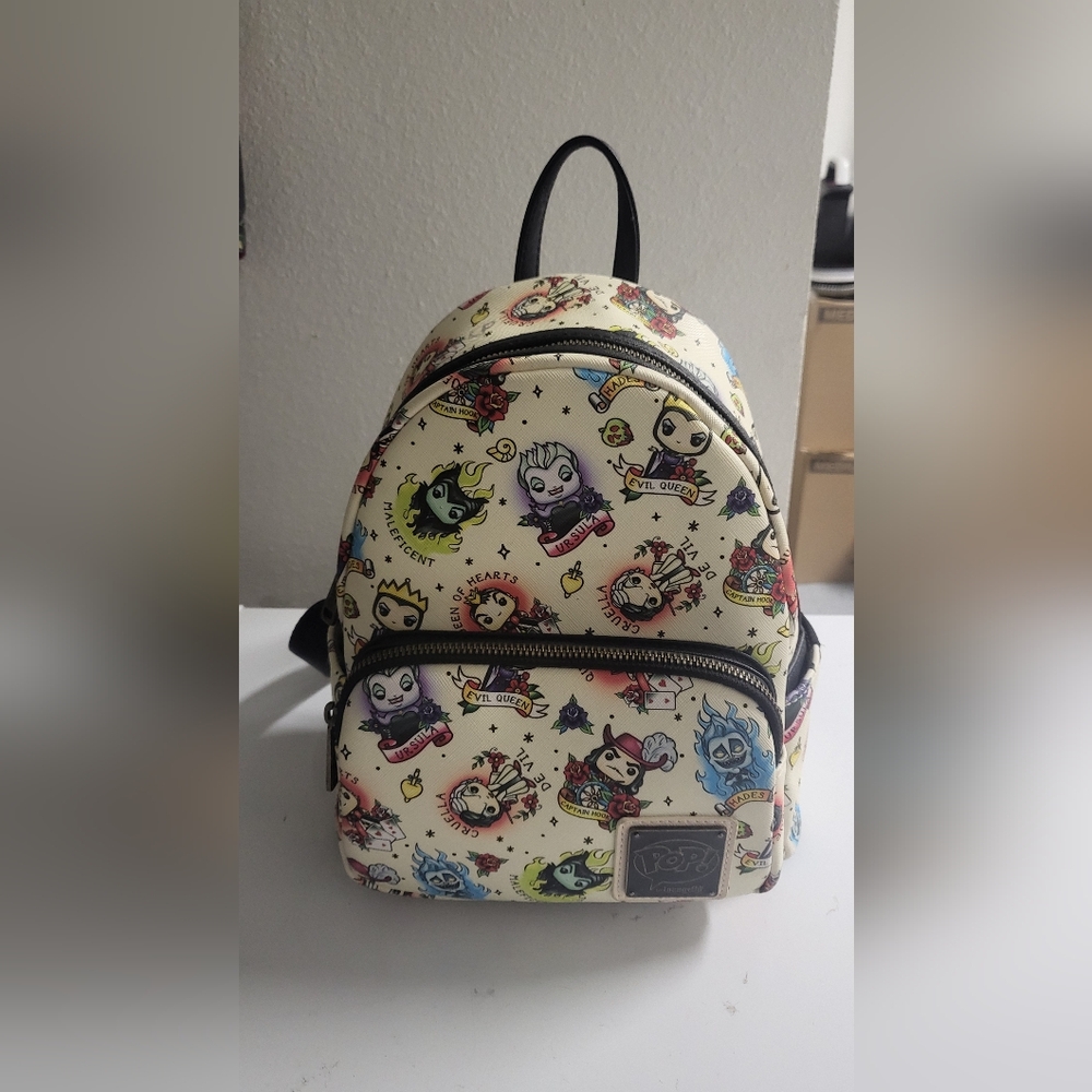 Loungefly Villians Pop Mini Backpack Tattoo